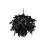 Reality Leavy Pendant Light black, 4-light sources