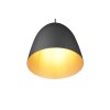 Reality Tilda Pendant Light black-gold, 1-light source