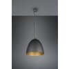 Reality Tilda Pendant Light black-gold, 1-light source