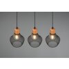 Reality Valeria Pendant Light black, 3-light sources