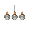 Reality Valeria Pendant Light black, 3-light sources