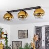 Koyoto  Ceiling Light glass 25 cm gold, clear, 3-light sources