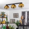 Koyoto  Ceiling Light glass 25 cm gold, clear, 3-light sources