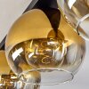 Koyoto  Ceiling Light glass 25 cm gold, clear, 3-light sources