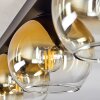 Koyoto  Pendant Light glass 15 cm gold, clear, 3-light sources