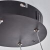 Zibreira Pendant Light LED black, 1-light source, Remote control