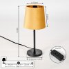 Frandina Table lamp yellow, gold, 1-light source