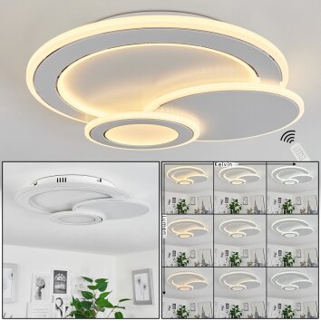 Tomazes Ceiling Light LED white, 1-light source, Remote control