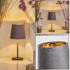 Frandina Table lamp gold, grey, 1-light source
