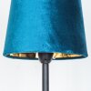 Frandina Table lamp blue, gold, 1-light source