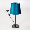 Frandina Table lamp blue, gold, 1-light source