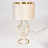 Burgueiros Table lamp gold, 1-light source