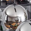 Koyoto  Pendant Light glass 30 cm chrome, Smoke-coloured, 2-light sources