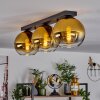 Koyoto  Ceiling Light glass 20 cm gold, clear, 3-light sources
