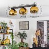 Koyoto  Ceiling Light glass 20 cm gold, clear, 3-light sources