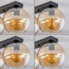 Koyoto  Ceiling Light glass 20 cm Amber, 3-light sources
