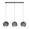 Beach Pendant Light brown, black, 3-light sources