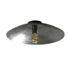 Shield Ceiling Light matt nickel, black, 1-light source