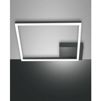 Fabas Luce Bard Ceiling Light LED anthracite, 1-light source