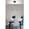 Fabas Luce Giotto Pendant Light LED black, 1-light source