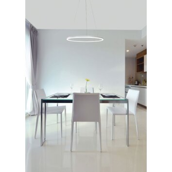 Fabas Luce Giotto Pendant Light LED white, 1-light source