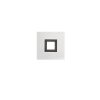 Grossmann KARREE Wall Light LED aluminium, black, 1-light source