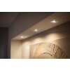Philips Hue Milliskin recessed light LED silver, 3-light sources