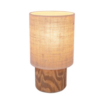 Brilliant Hermon Table lamp Ecru, 1-light source