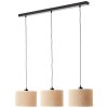 Brilliant Aniela Pendant Light black, 3-light sources