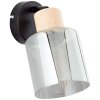 Brilliant Weald Wall Light black, 1-light source