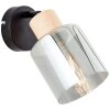 Brilliant Weald Wall Light black, 1-light source