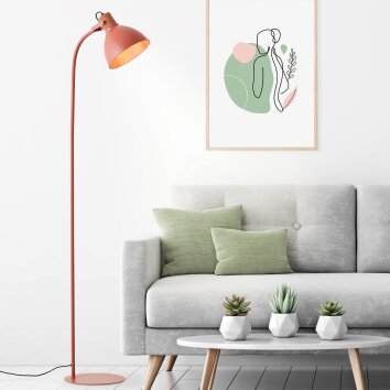 Brilliant Erena Floor Lamp red, 1-light source