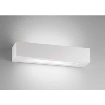 Luce Design Candida Wall Light can be painted with regular paint, white, 2-light sources