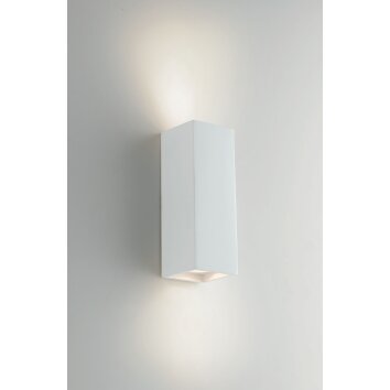 Luce Design Foster Wall Light can be painted with regular paint, white, 2-light sources