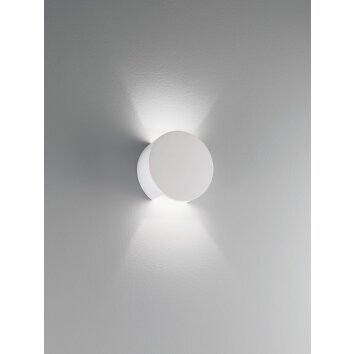 Luce Design Leiron Wall Light can be painted with regular paint, white, 1-light source