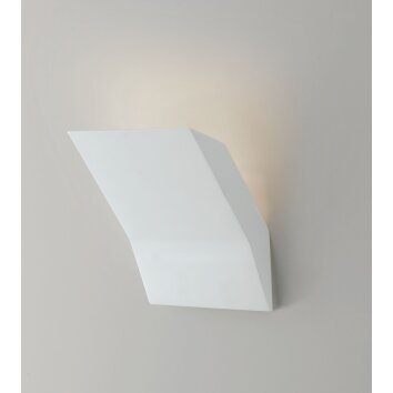 Luce Design Montblanc Wall Light can be painted with regular paint, white, 1-light source
