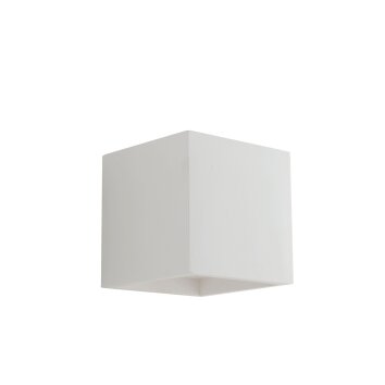 Luce Design Rubik Wall Light can be painted with regular paint, white, 1-light source