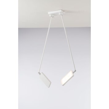 Luce Design Book Ceiling Light LED white, 2-light sources