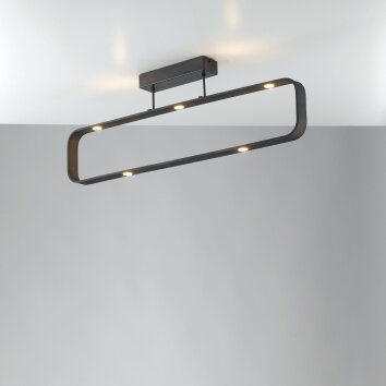 Luce Design Moka Ceiling Light LED Mocha, 7-light sources