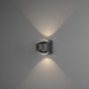 Konstsmide Bitonto Outdoor Wall Light LED anthracite, 2-light sources