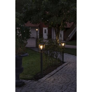 Konstsmide Carpi path light black, 1-light source