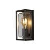 Konstsmide Brindisi Outdoor Wall Light black, 1-light source, Motion sensor