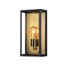 Konstsmide Carpi Outdoor Wall Light brass, black, 1-light source
