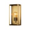 Konstsmide Carpi Outdoor Wall Light brass, 1-light source