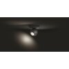 Philips Hue Buckram Ceiling Light LED black, 1-light source