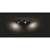 Philips Hue Buckram Ceiling Light LED black, 3-light sources, Remote control