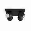 Philips Hue Buckram Ceiling Light LED black, 4-light sources, Remote control