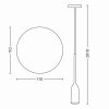 Philips Hue Devote Pendant Light LED white, 1-light source