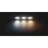 Philips Hue Adore recessed light LED aluminium, 3-light sources, Remote control