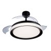 Philips Bliss ceiling fan LED black, 2-light sources